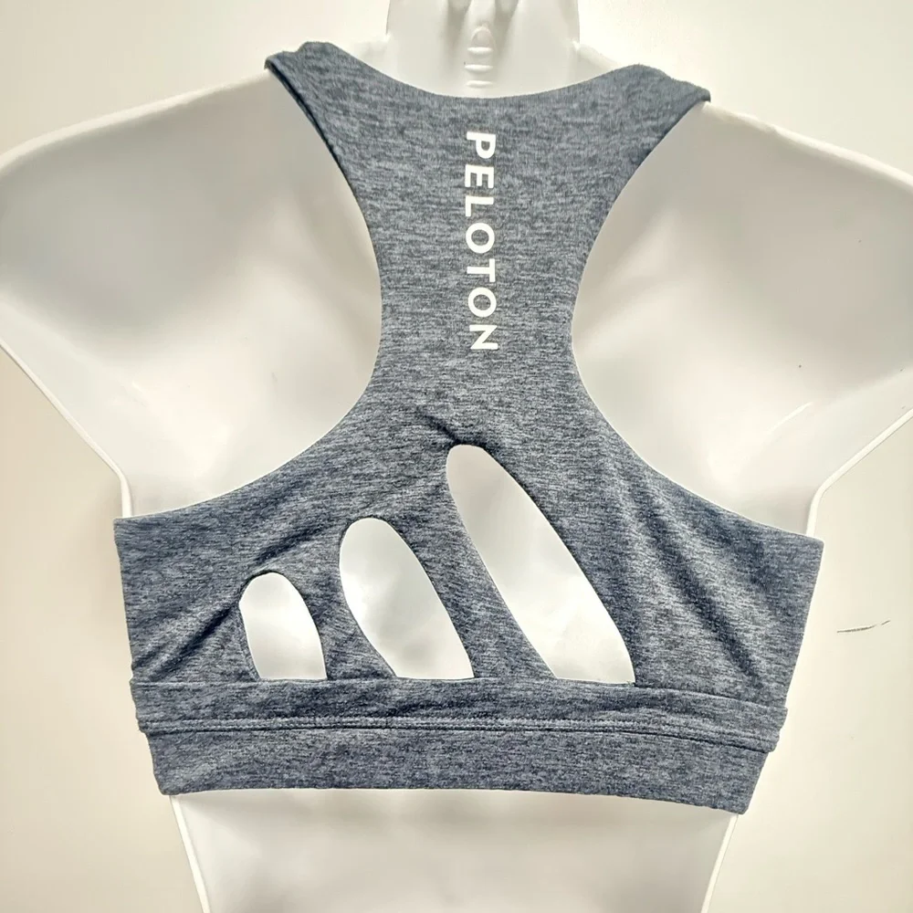Peloton Gray Sports Bra Size S